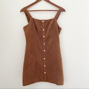 HER ENTIRE NAME SAYS GRACE Corduroy Jumper Dress